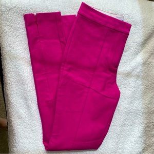 Derek Lam Fushia Straight Leg Pants
